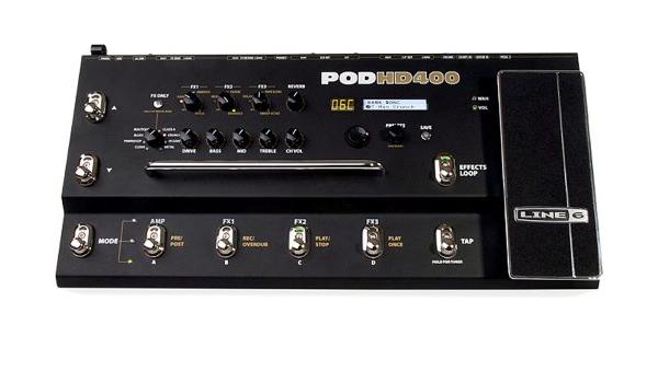 Amazon.com: Line 6 Pod HD 400 multi-effects floorboard unidad – 90 Efectos  – hasta 4 simultánea FX : Instrumentos Musicales