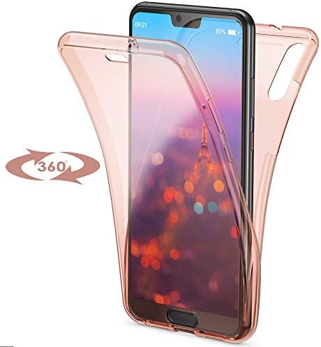 Shockproof Mobile Phone Bag for Huawei P30 Pro | Transparent Rose Gold Full