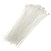 8 inches 30 lb Test Heavy Duty Nylon Cable Ties,100 PCS Zip Ties (2.5mm200mm White)