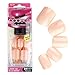 Qmisi Color False Nails Tips Press On Manicure Fashion Design Short Length No Need Glue Begie