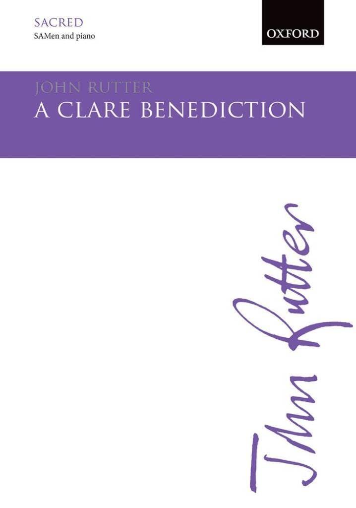 A Clare Benediction: SA Men vocal score