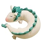 Cute Little White Dragon U-shaped pillow neck pillow Japanese animation Spirited Away by U-shape pillow