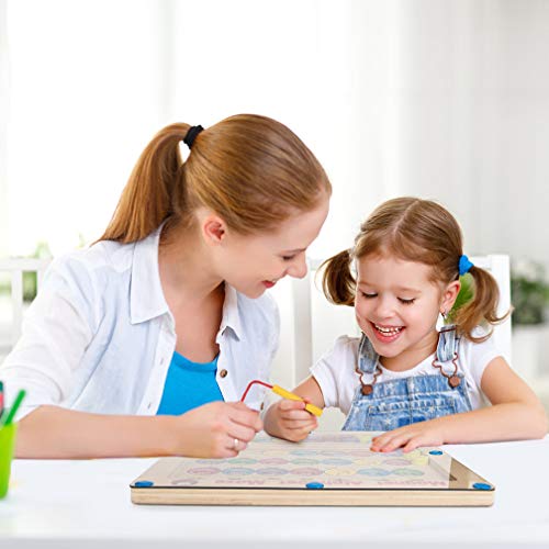 Gamenote Alphabet Maze Board, Uppercase Lowercase Letters