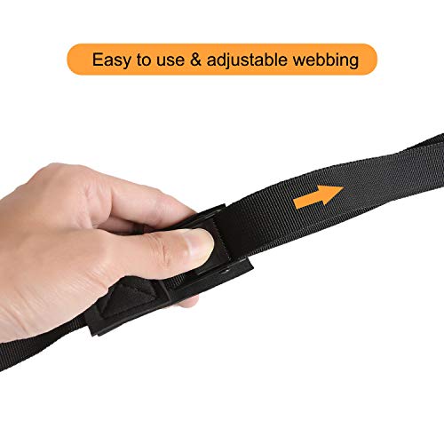 10ft Tie Down Straps, 1 inch Heavy Duty Lashing Straps up to 800lbs