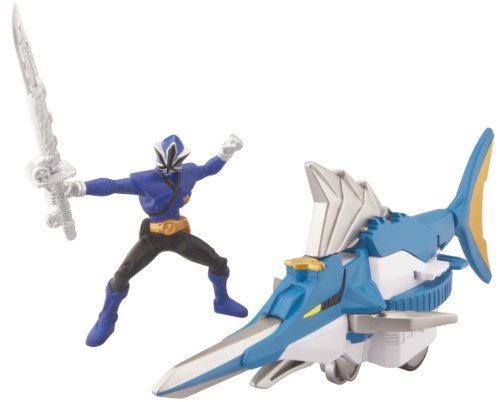 Power Ranger Samurai Swordfish with Blue Ranger