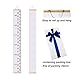 Homdipoo Kids Room Wall Decor Baby Height Growth Chart Ruler, Roll-up Canvas Height Chart Removable Wall Hanging Measurement Chart Wall Decor with Wood Frame for Kids Nursery Room 79