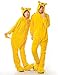 VU ROUL Halloween Costumes Dog Onesie Pajamas Medium Yellow