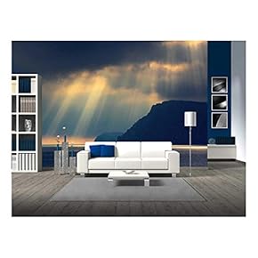 Sea Landscape with Bad Weather and The Cloudy Sky. Crimea, Ukraine. - Removable Wall Mural | Self-Adhesive Large Wallpaper - 66x96 inches