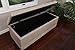 Home Life Lift Top Storage Bench with Tufted Accents Light Beige Linen Fabric with Wooden Legs