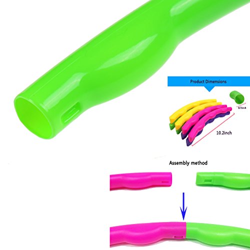 Hula Hoop Toy Children's Outdoors Collapsible Hula Hoop Wavy Hoop For Children's Exercise Fitness - Thumbnail 4