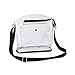 Clear Crossbody Purse Bag for Concert, Stadium Approved, School & Work, Transparent Plastic PVC Shoulder Handbag 10