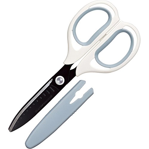 KOKUYO Scissors Aero fit SAXA WHITE(titanium glue-less blade) HASA-PT250W