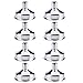 Cosmos Pack of 8 Stainless Steel Mini Hip Flask Funnel/Wine Pot Filler (Mini Funnel x 8)