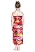 Girl Hawaiian Halter Dress in Red Sunset