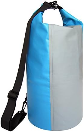 RIPEAK - Waterproof Dry Bag, Floating Sack, Roll Top Dry Compression Sack with Detachable Strap, Keep Gear Dry for Outdoor Boating, Kayaking, Fishing, Rafting, Swimming, Camping and Hiking, 25L