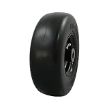 MARASTAR 00214 Universal Fit Flat Free 9X 3.50-4 Lawnmower Tire Assembly
