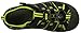KEEN Newport H2 Closed Toe Water Sandals, Black/Lime Green, 9 US Unisex Little Kid