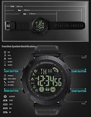 T1 Tact Grado Militar Super Resistente Reloj Inteligente Reloj de ...