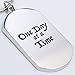 One Day at A Time - Serenity Prayer Keychain - Addiction Recovery Gift - Celebrate Sobriety with AA or Other 12-Step Programs - Medallion for Zipper Pull