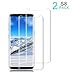 [2 Pack] Galaxy S8 Screen Protector [9H Hardness][Anti-Scratch][Anti-Bubble][3D Curved] [High Definition] [Ultra Clear] Tempered StinkLight Glass Screen Protector Compatible Samsung Galaxy S8
