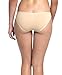 Pact Women's 2-Pack Organic Cotton Bikini Brief Panties, Nude, Small