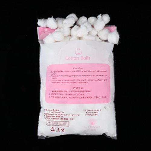 image for D DOLITY 100g Organic Cotton Balls Regular Size Gentel on Skin Soft Ab