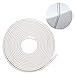 Eytool Car Door Protectors Edge Guards,16Ft(5M) Car Edge Trim Rubber Seal Protector with U Shape Car Protection Door Edge Guard Fit for Most Car (White)