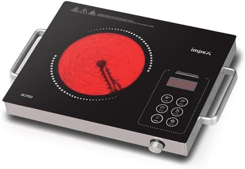 Impex IR-2703 2000W Infrared Induction Cooktop, Electric Stove
