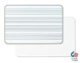 OptiMA Double Sided 12x18 Music Staff Dry Erase Lap Board. Made in the USA!