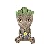 Sivene Aquarium Air Bubbler Decorations Resin Crafts Ornament Fish Tank Decor with Oxygen Pump Stone Baby Groot – Style 1thumb 1