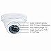 Night Owl Security Hi-Resolution 900 TVL Security Dome Camera, Audio Enabled, with 75-Feet of Night Vision