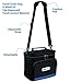 LUNCH BAG for Men, Women - Pinnacle Insulated Lunch Bag Lunch Box for Adult, Work Large Cooler Tote Bag + BONUS GEL ICE PACK - Double Zipper, Adjustable strap – Blue
