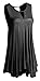 Women's Sleeveless Loose Flare Casual Tunic Top