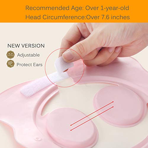 Baby Shampoo Shower Cap Hat,Adjustable NEW Designed Soft Silicone for Baby Infants and children Bathing Protect Eyes Ears(Blue) - Thumbnail 2