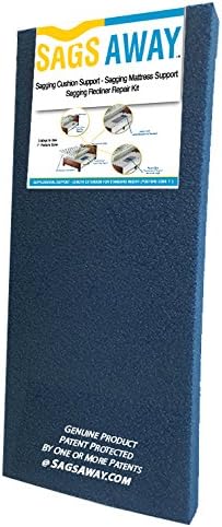 SagsAway Supplemental Support | Use ONLY with Standard Insert for Deeper or Longer Sags (Posture Zone 1”x8”x18”)