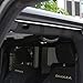 CheroCar Jeep Wrangler Grab Handles 1987-2020 YJ TJ LJ JK JL Black ABS & Nylon Pull Handles 4pcs Set Easy Install