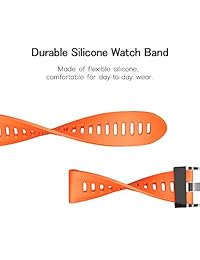 ANCOOL Correa de repuesto para reloj Garmin Fenix 3, 1.024 in de ancho, de silicona suave, transpirable, para Fenix 3, Fenix 5X y Fenix 5X Plus.