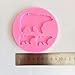 Animal Family Bear Mama Baby Silicone Keychain Mold Epoxy Resin Molds DIY Silicone Key Ring Mold Pendant Mold