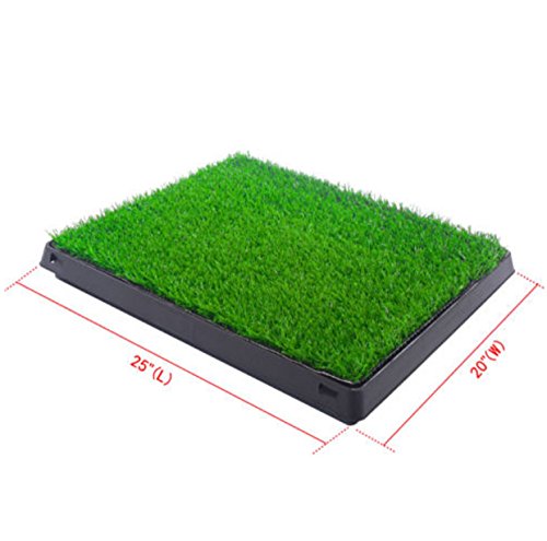 Pet Potty Grass Pads Training Indoor Replacement Outdoor Park Toilet Deluxe