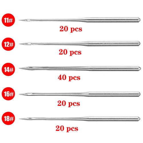 120 Count Sewing Machine Needles Heavy Duty Universal Sewing Tool