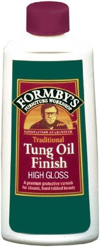 Formbys 30066 High Gloss Tung Oil Finish, 8-Ounce by Formby