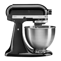 KitchenAid Classic Series 4.5 Quart Tilt-Head Stand Mixer K45SS, Onyx Black