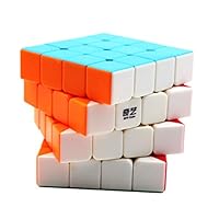 Moruska Qiyi 4x4 Speed Cube Stickerless 4x4x4 Magic Cube Puzzle Toy - Qi Qiyuan S (Renewed)