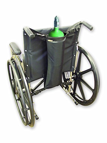 EZ-ACCESS EZ-ACCESSORIES Wheelchair Single Oxygen Carrier for D & E Cylinders