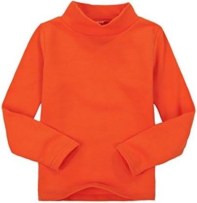 CuteOn Children Unisex Solid Color Kids School Uniform Long Sleeve Turtleneck T-Shirt