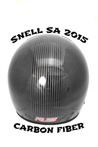RJS RACING PRO RACING HELMET CARBON FIBER FULL FACED SNELL 2015 RATED ADULT 2X - Thumbnail 2