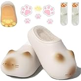 2026 Cat Paws Footprints Fluffy Plush Fleece Height Increase Slippers - Cute Animal Ultra-Thick Slipper with Paw Print