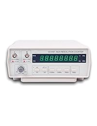 RISEPRO VC3165 frecuencímetro digital, medidor de frecuencia de señal con cable de alimentación AC, entradas BNC de 10 Hz   2.4 GHz