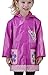 AccessoWear Little Girl's Pink Flower Raincoat - Size (4 Toddler)
