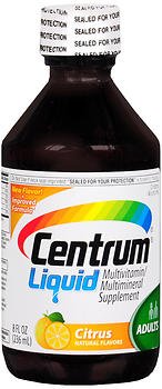 Centrum Multivitamin/Multimineral Liquid Citrus - 8 oz, Pack of 6